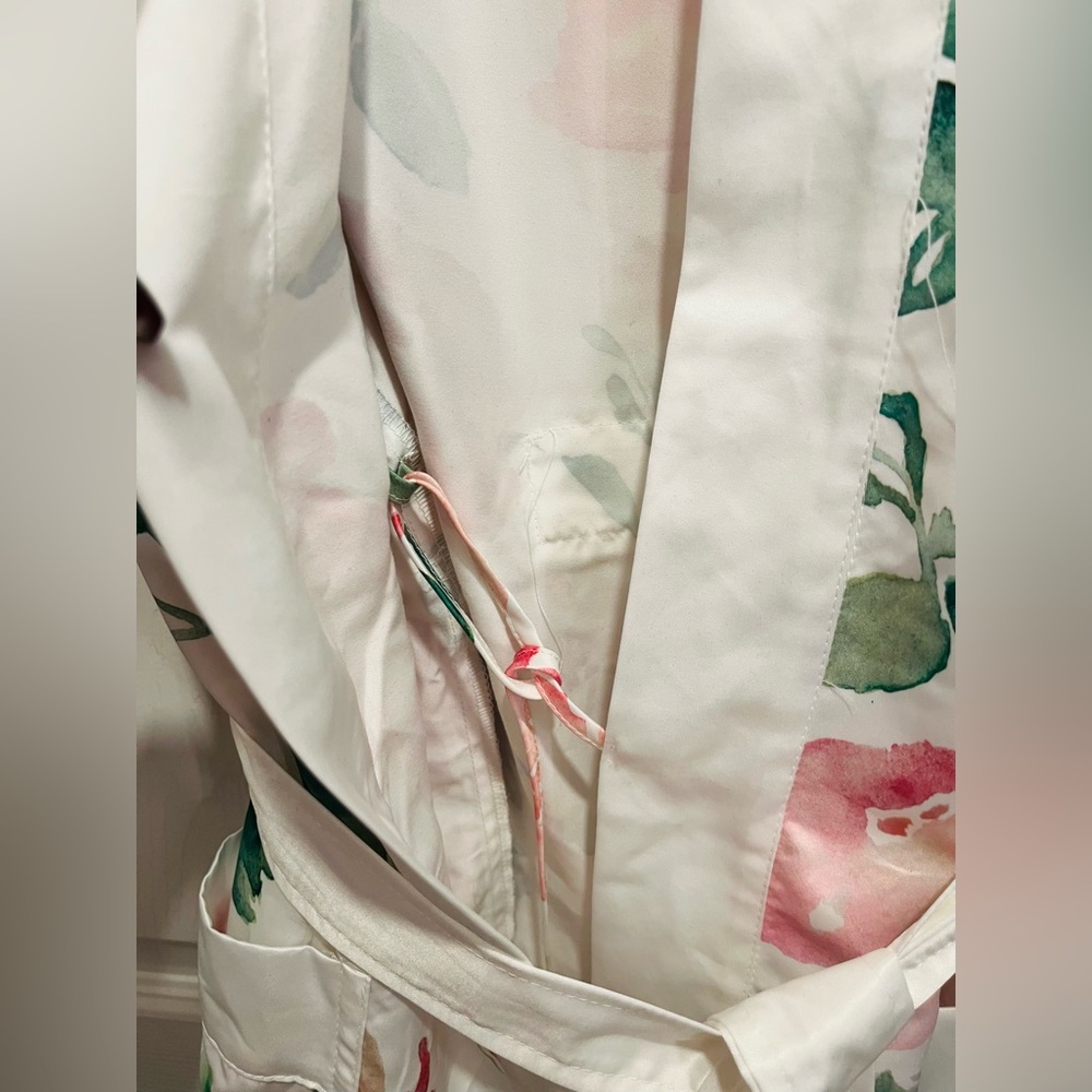Floral Satin Robe - Picture 3 of 6